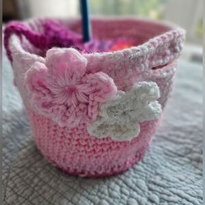 Hand Crafted Yarn Basket